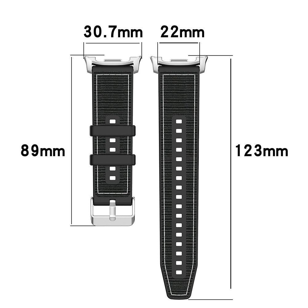 Techsuit W051 Strap for Samsung Galaxy Watch8 / Watch8 Classic Series, Black