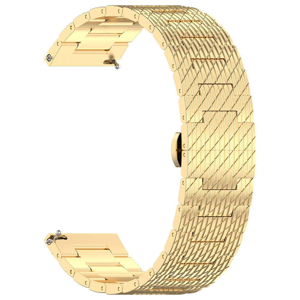 Techsuit W052 -ranneke Huawei Watch / Xiaomi Watch Series, 22mm, Kultainen