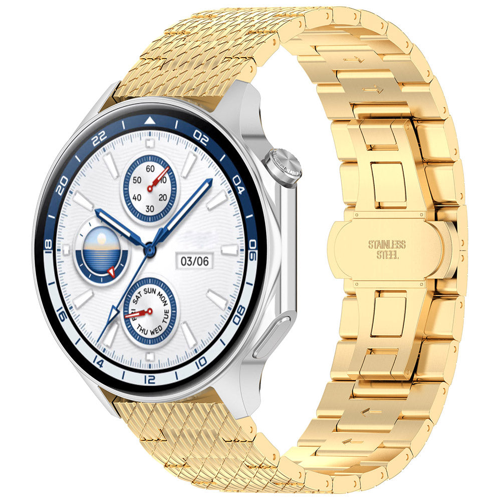 Techsuit W052 -ranneke Huawei Watch / Xiaomi Watch Series, 22mm, Kultainen