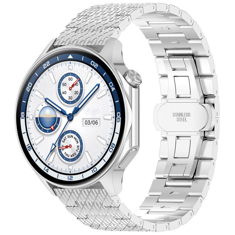 Techsuit W052 -ranneke Samsung Galaxy Watch / Huawei Watch Series, 20mm, Hopea