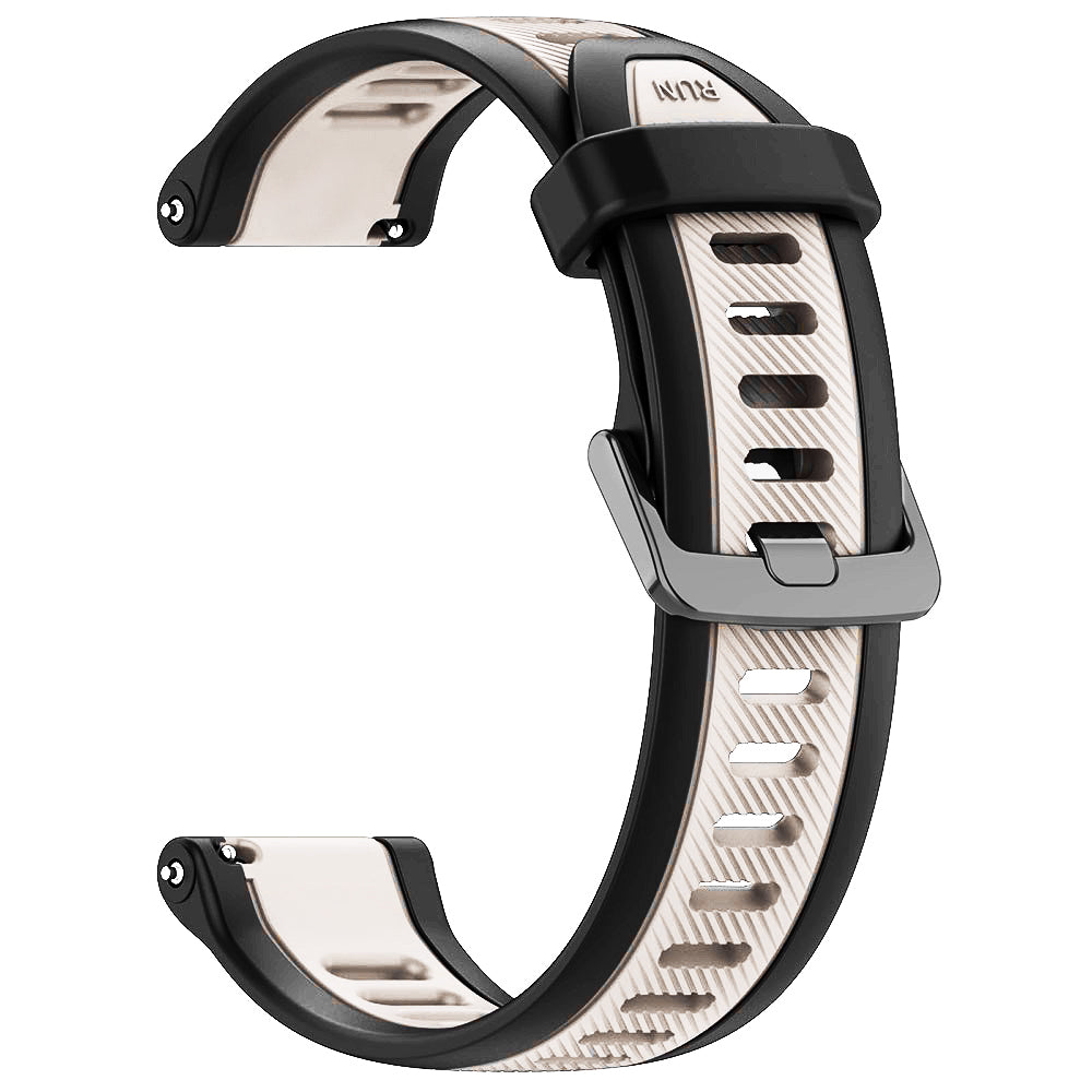 Techsuit W053 -ranneke Huawei Watch / Garmin Watch -sarjoille, 18mm, Beige