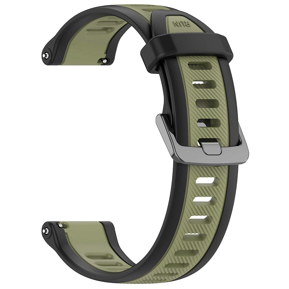Techsuit W053 -ranneke Huawei Watch / Garmin Watch Series, 18mm, Khaki
