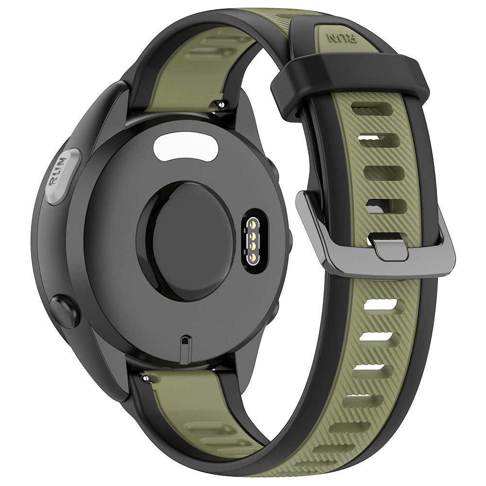 Techsuit W053 -ranneke Huawei Watch / Garmin Watch Series, 18mm, Khaki
