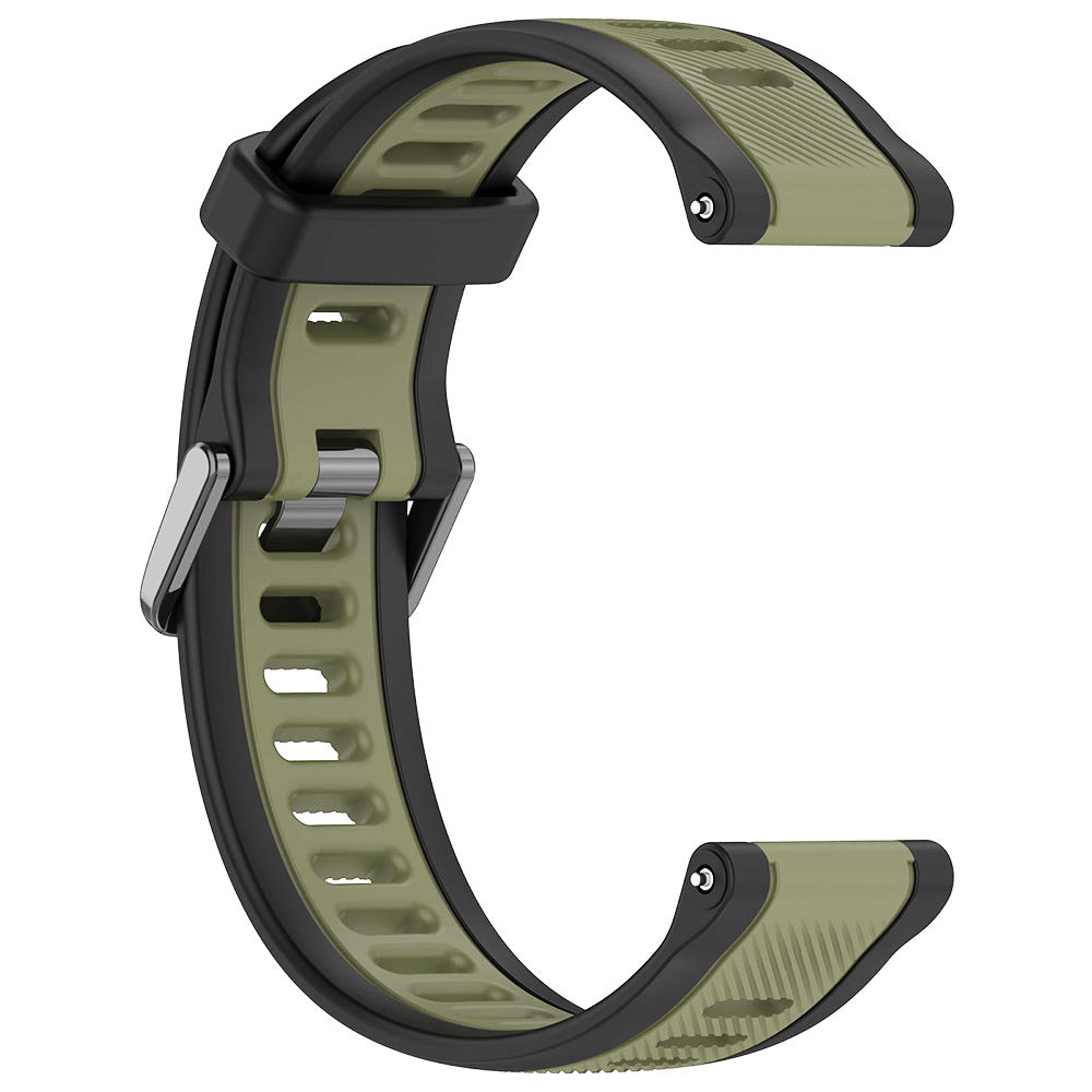 Techsuit W053 -ranneke Huawei Watch / Garmin Watch Series, 18mm, Khaki