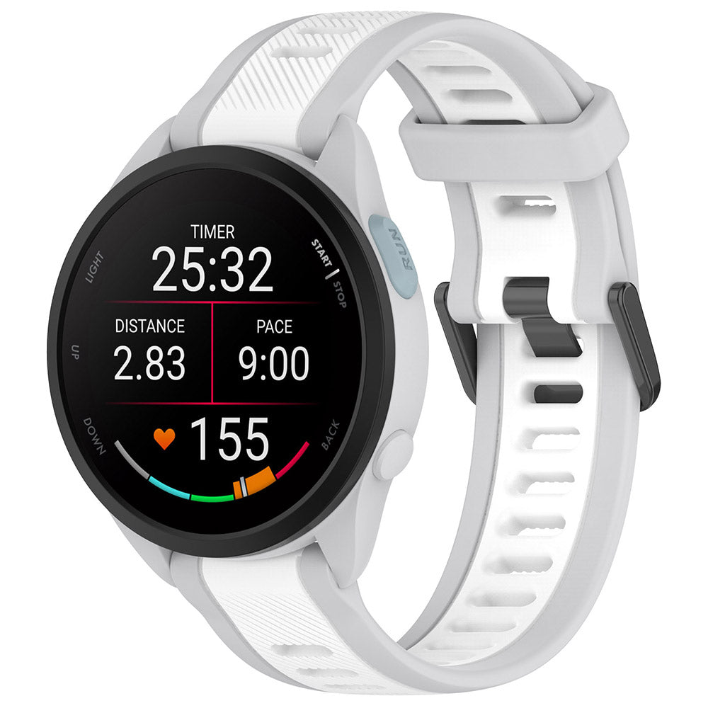 Techsuit W053 -ranneke Samsung Galaxy Watch / Huawei Watch Series, 20mm, Valkoinen
