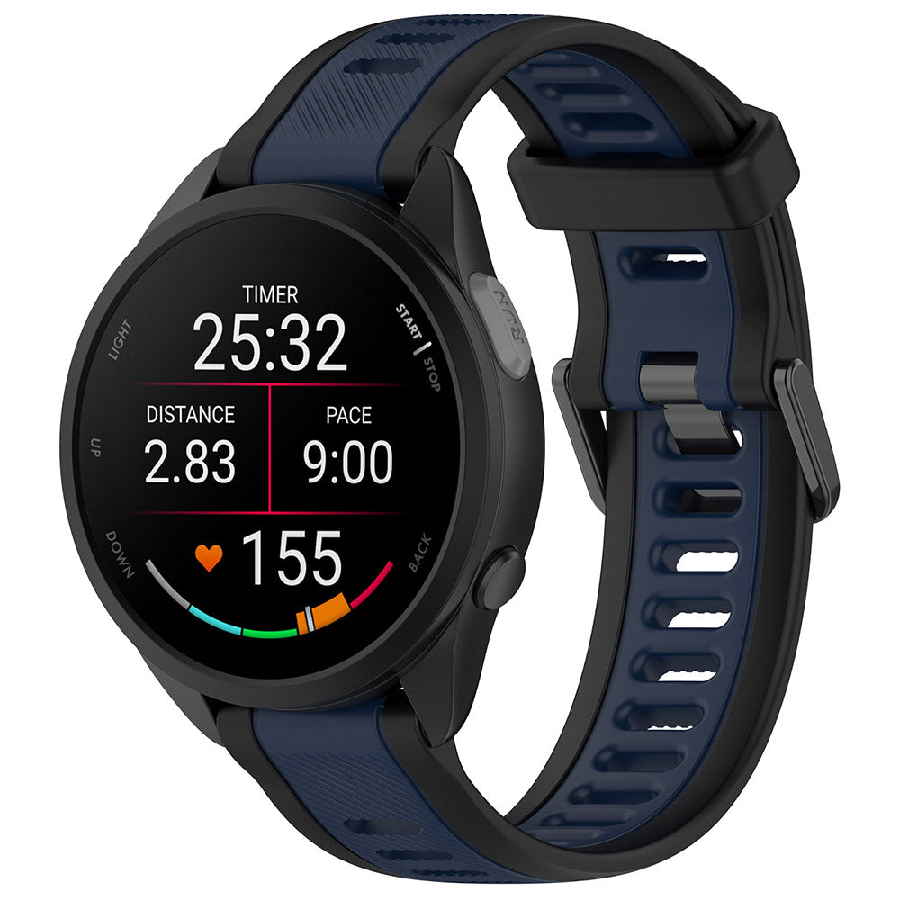 Techsuit W053 -ranneke Samsung Galaxy Watch / Huawei Watch Series, 20mm, Tumman sininen