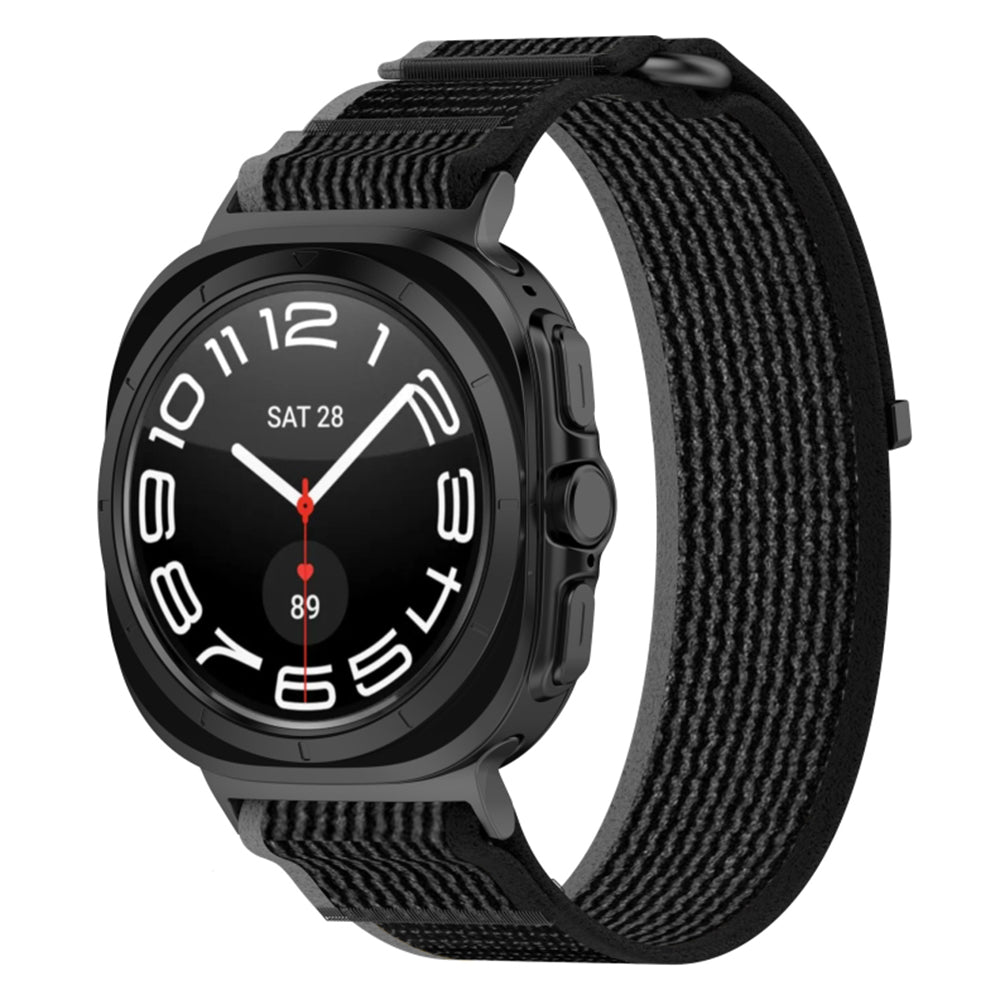 Techsuit W054 -ranneke Samsung Galaxy Watch Ultra -älykelloon, mustanharmaa