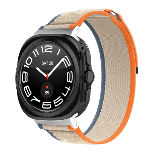 Techsuit W054 -ranneke Samsung Galaxy Watch Ultra -kelloon, Oranssi Beige