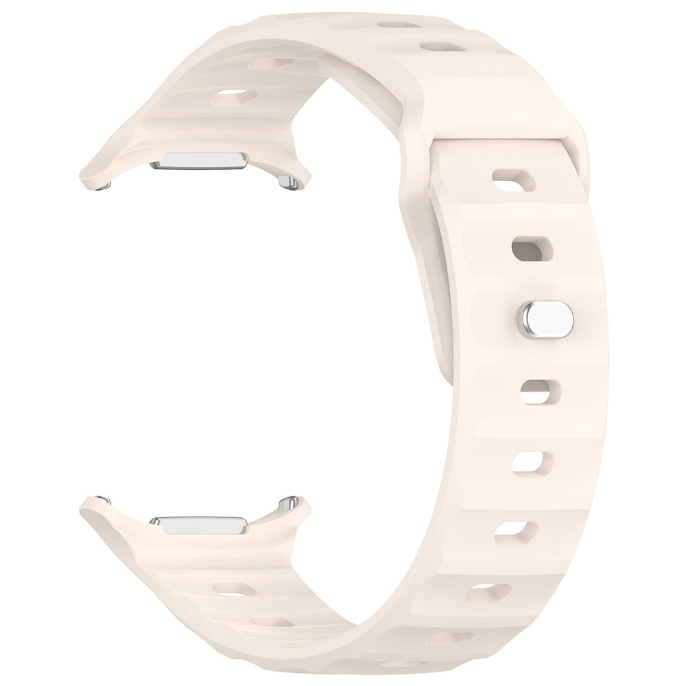 Techsuit W055 -ranneke Samsung Galaxy Watch Ultra -kelloon, Beige