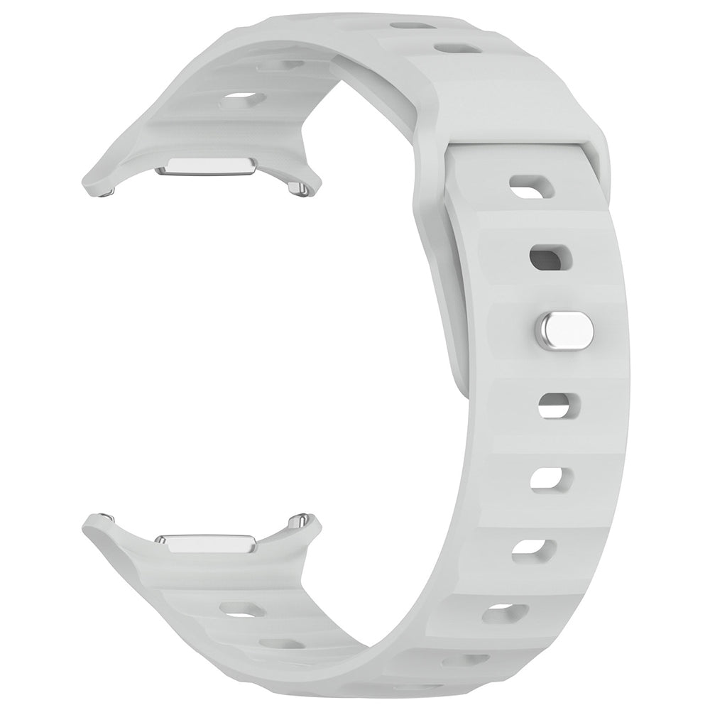 Techsuit W055 -ranneke Samsung Galaxy Watch Ultra -kelloon, Harmaa