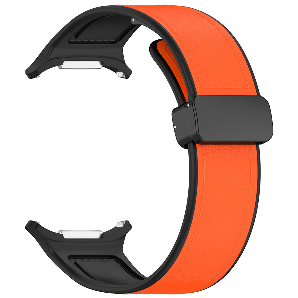 Techsuit W056 -ranneke Samsung Galaxy Watch Ultra -kelloon, Oranssi