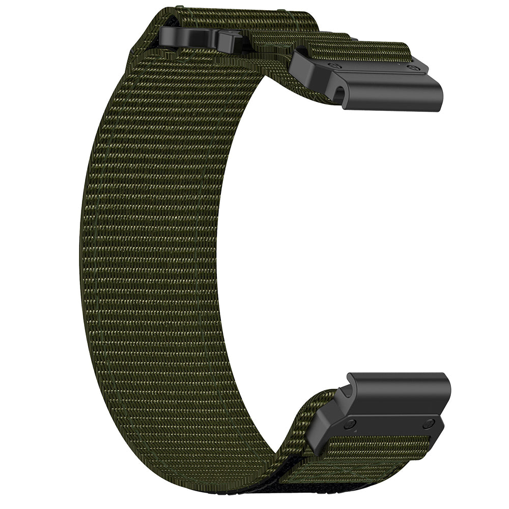 Techsuit W057 -ranneke Garmin Watch Fenix / Forerunner -sarjoille, 22mm, Vihreä