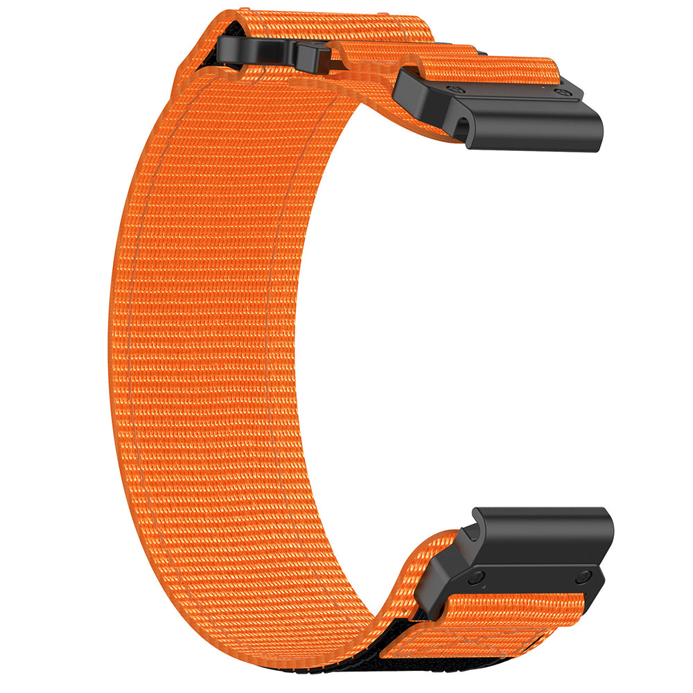 Techsuit W057 -ranneke Garmin Watch Fenix Series -kelloille, 26mm, Oranssi