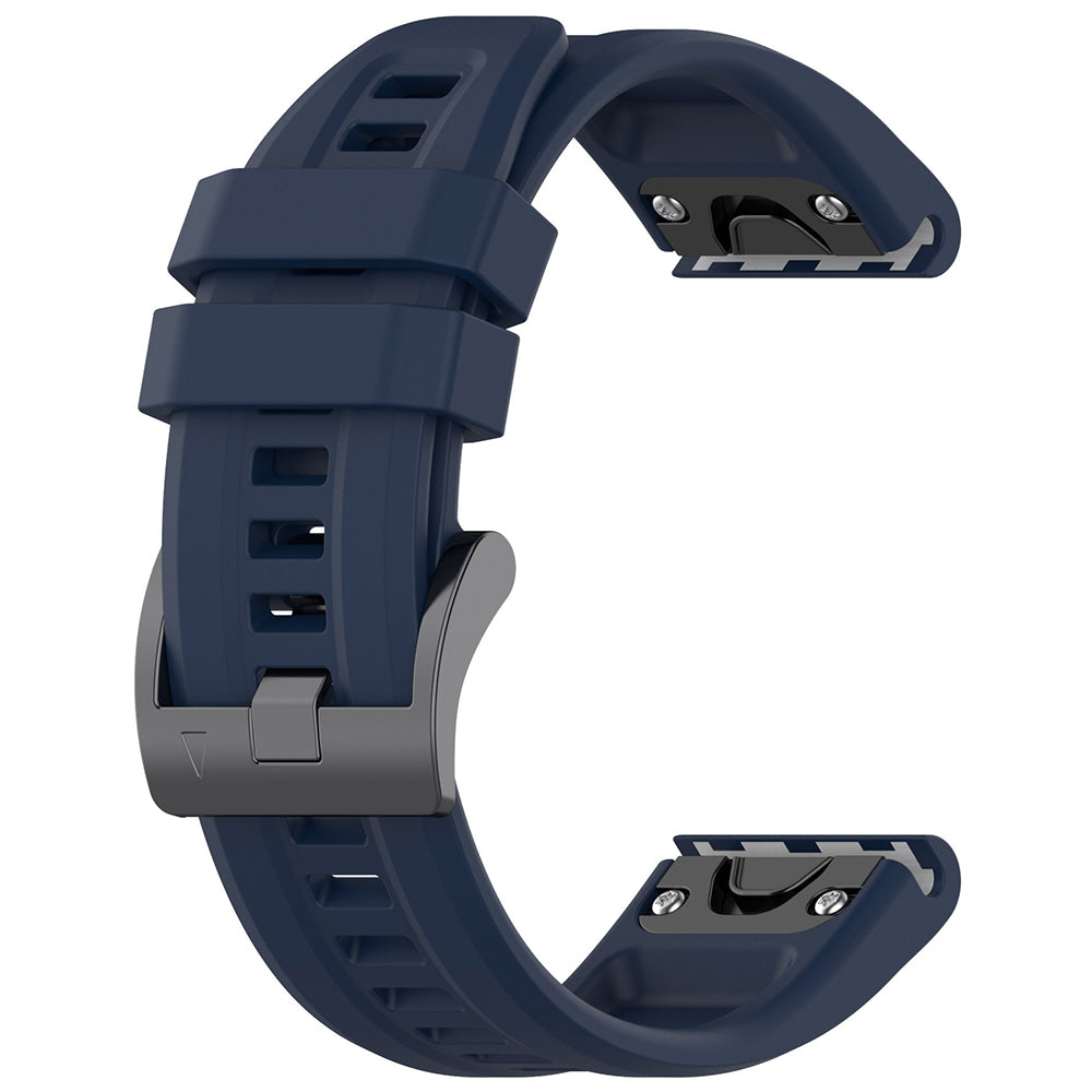 Techsuit W060 -ranneke Garmin Instinct / Approach / Fenix -kelloille, 20mm, laivastonsininen.