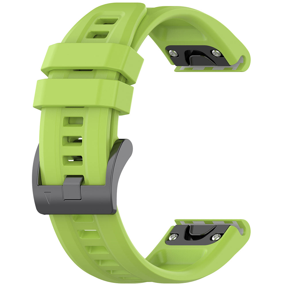 Techsuit W060 -ranneke Garmin Watch Fenix / Forerunner -sarjoille, 22mm, Vaaleanvihreä
