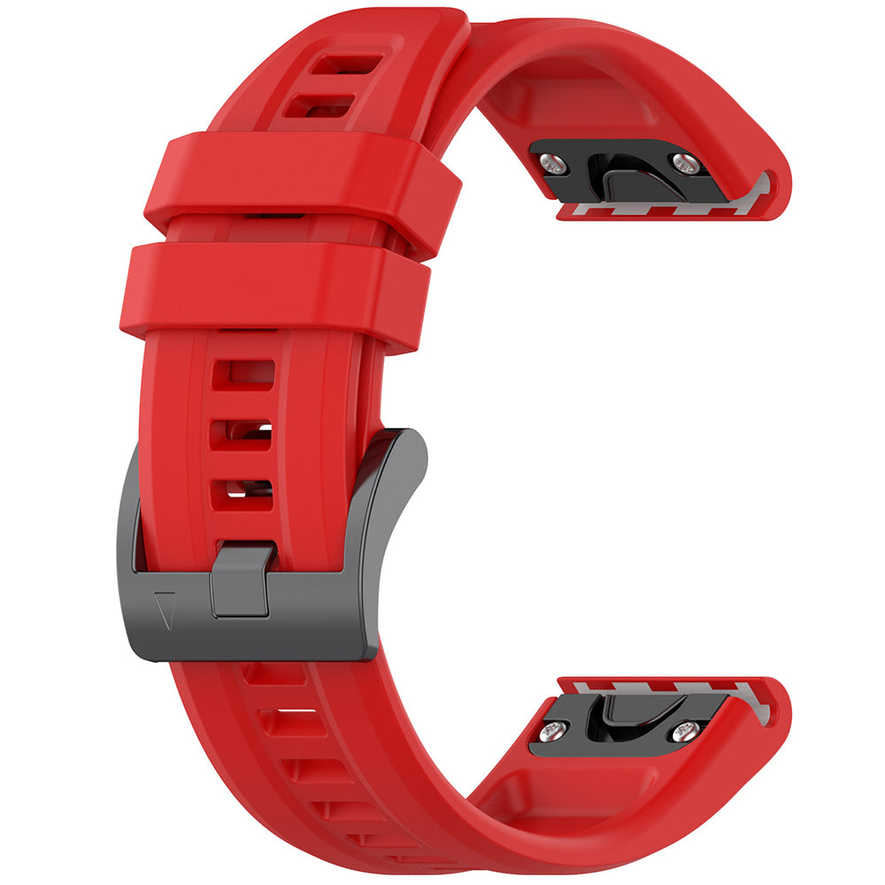 Techsuit W060 -ranneke Garmin Watch Fenix / Forerunner -sarjoille, Punainen