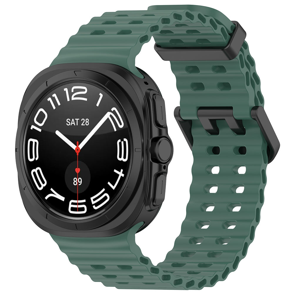Techsuit W062 -ranneke Samsung Galaxy Watch Ultra, Vihreä