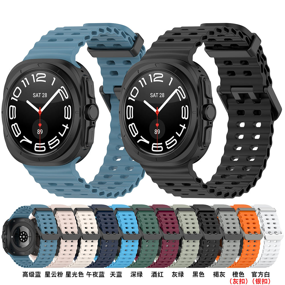 Techsuit W062 -ranneke Samsung Galaxy Watch Ultra, Vihreä