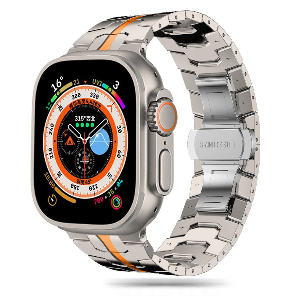 Techsuit W063 -ranneke Huawei Watch / Xiaomi Watch Series, Oranssi