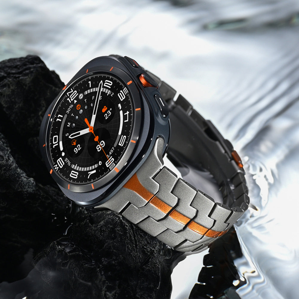 Techsuit W063 -ranneke Samsung Galaxy Watch Ultra -kelloon, Hopea
