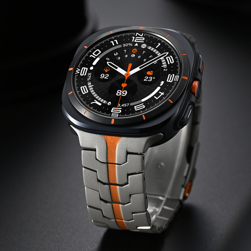 Techsuit W063 -ranneke Samsung Galaxy Watch Ultra -kelloon, Hopea