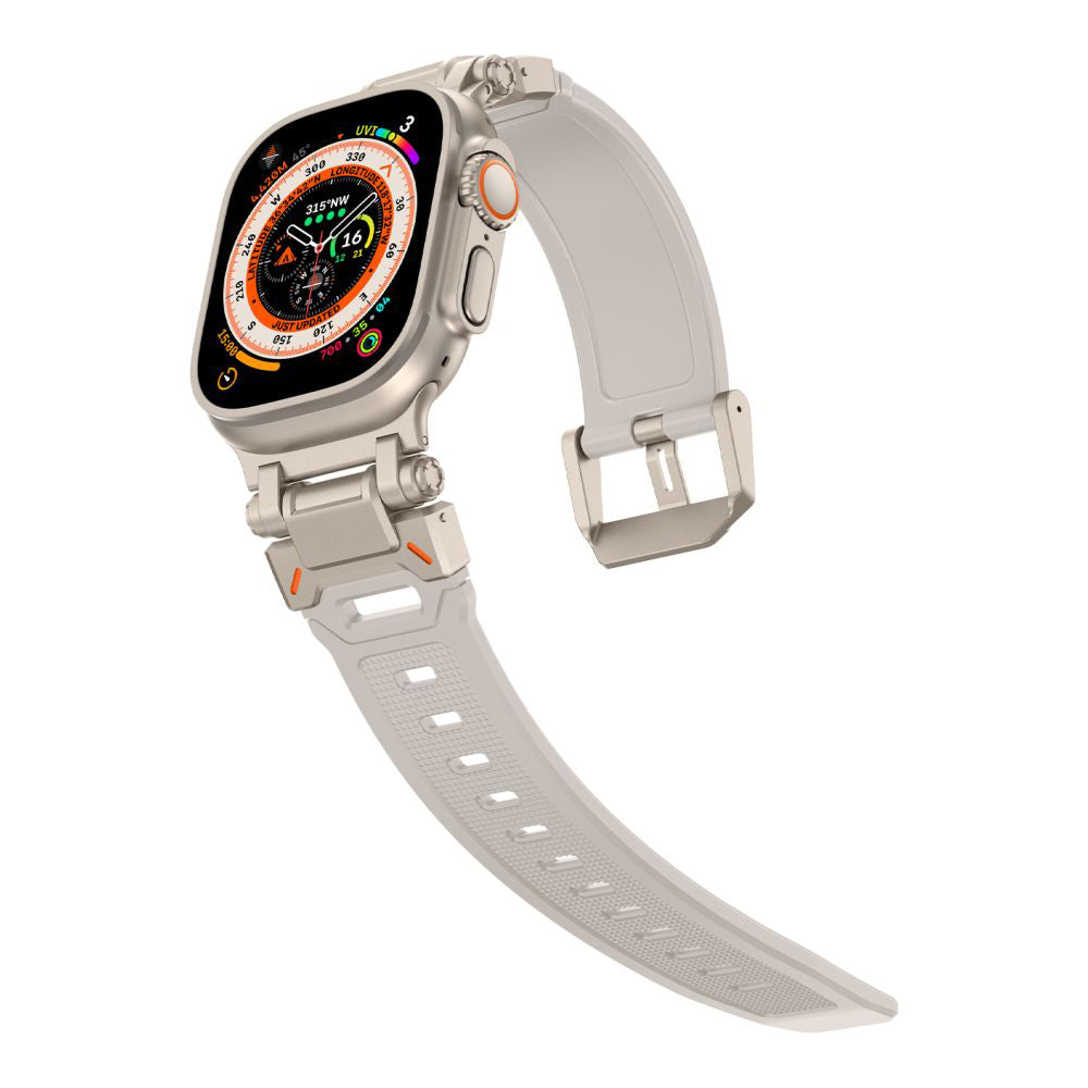 Techsuit W064 -ranneke Apple Watch 49mm / 46mm / 45mm / 44mm / 42mm -sarjoille, Hopea