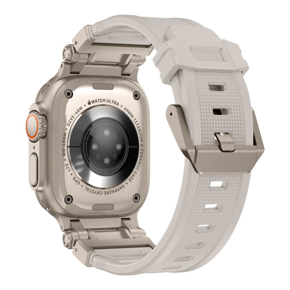Techsuit W064 -ranneke Apple Watch 49mm / 46mm / 45mm / 44mm / 42mm -sarjoille, Hopea