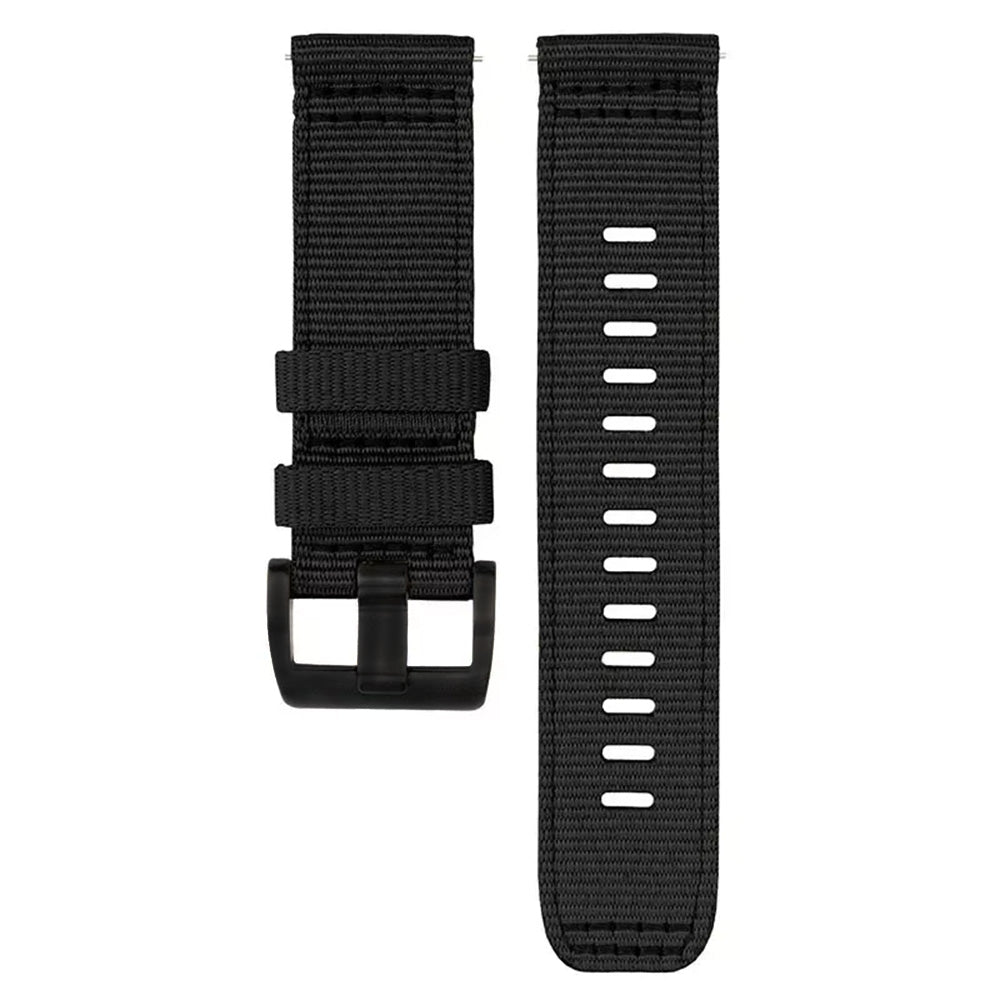 Techsuit W070 -ranneke Samsung Galaxy Watchille / Huawei Watch -sarjalle, 20mm, Musta