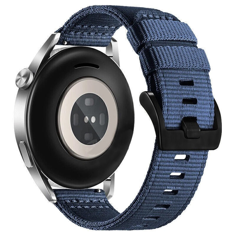 Techsuit W070 -ranneke Samsung Galaxy Watch / Huawei Watch Series, 22mm, laivastonsininen