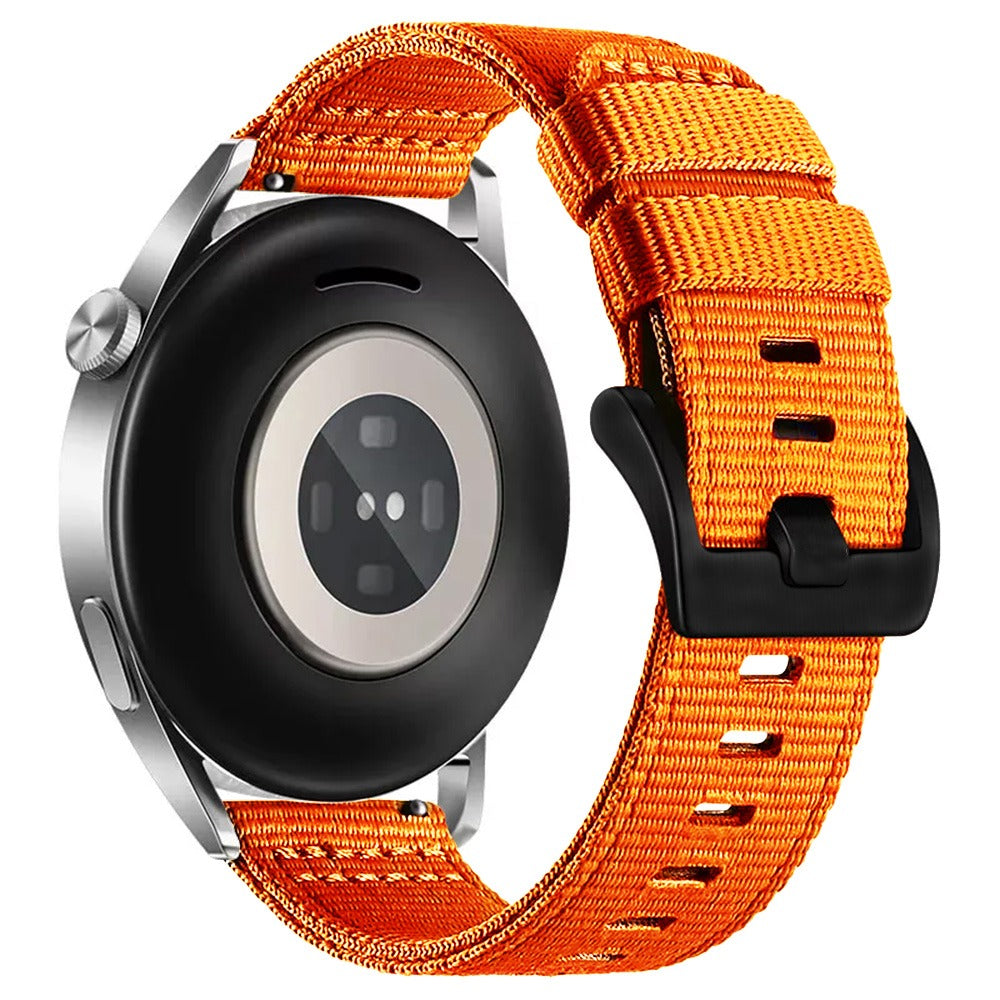Techsuit W070 -ranneke Samsung Galaxy Watch / Huawei Watch Series, 22mm, Oranssi