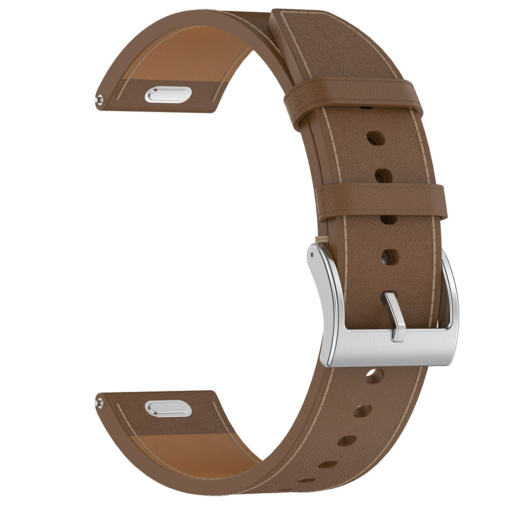 Techsuit W073 -ranneke Samsung Galaxy Watch Series -sarjalle, 20mm, Ruskea