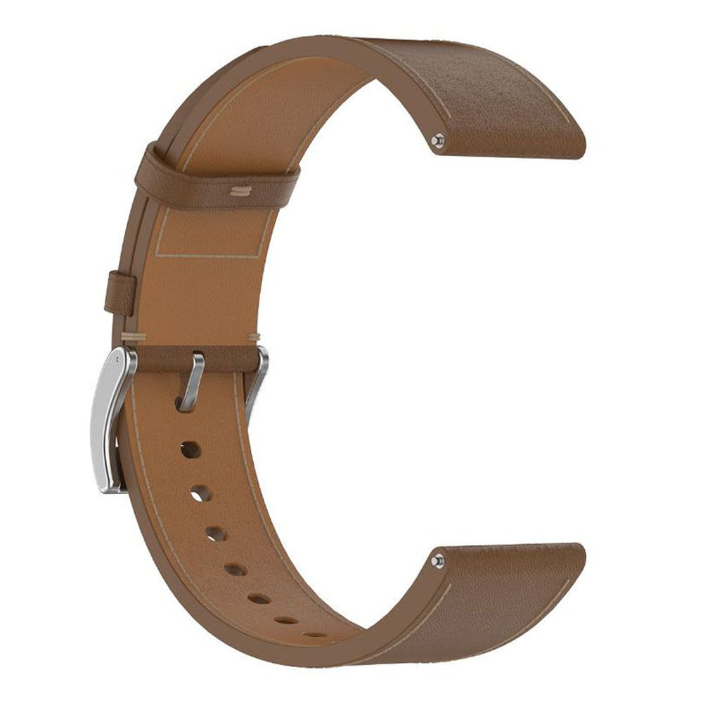 Techsuit W073 -ranneke Samsung Galaxy Watch Series -sarjalle, 20mm, Ruskea