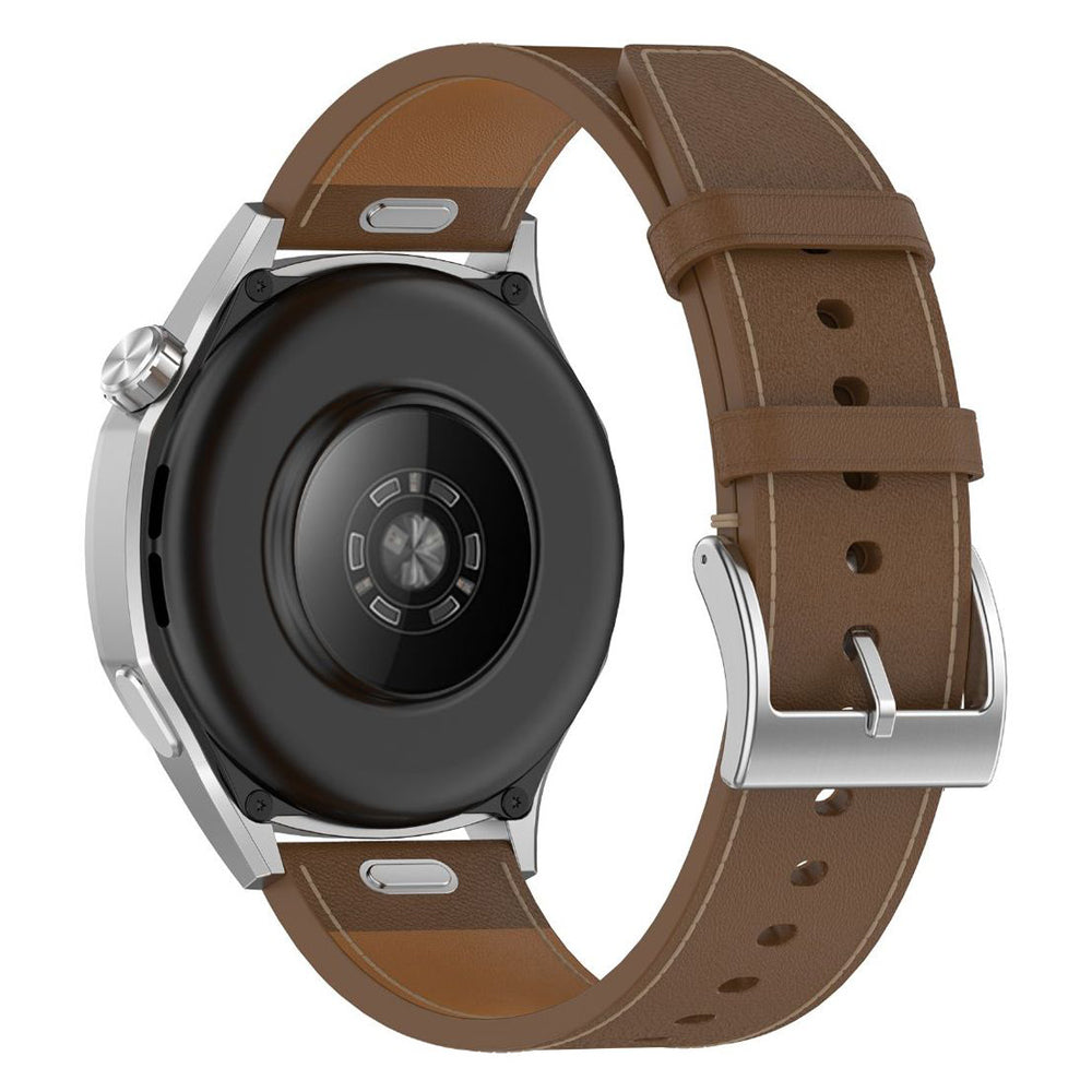 Techsuit W073 -ranneke Samsung Galaxy Watch Series -sarjalle, 20mm, Ruskea