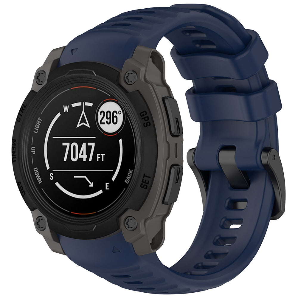 Techsuit W076 -ranneke Garmin Instinct E 40mm:lle, Tumman sininen