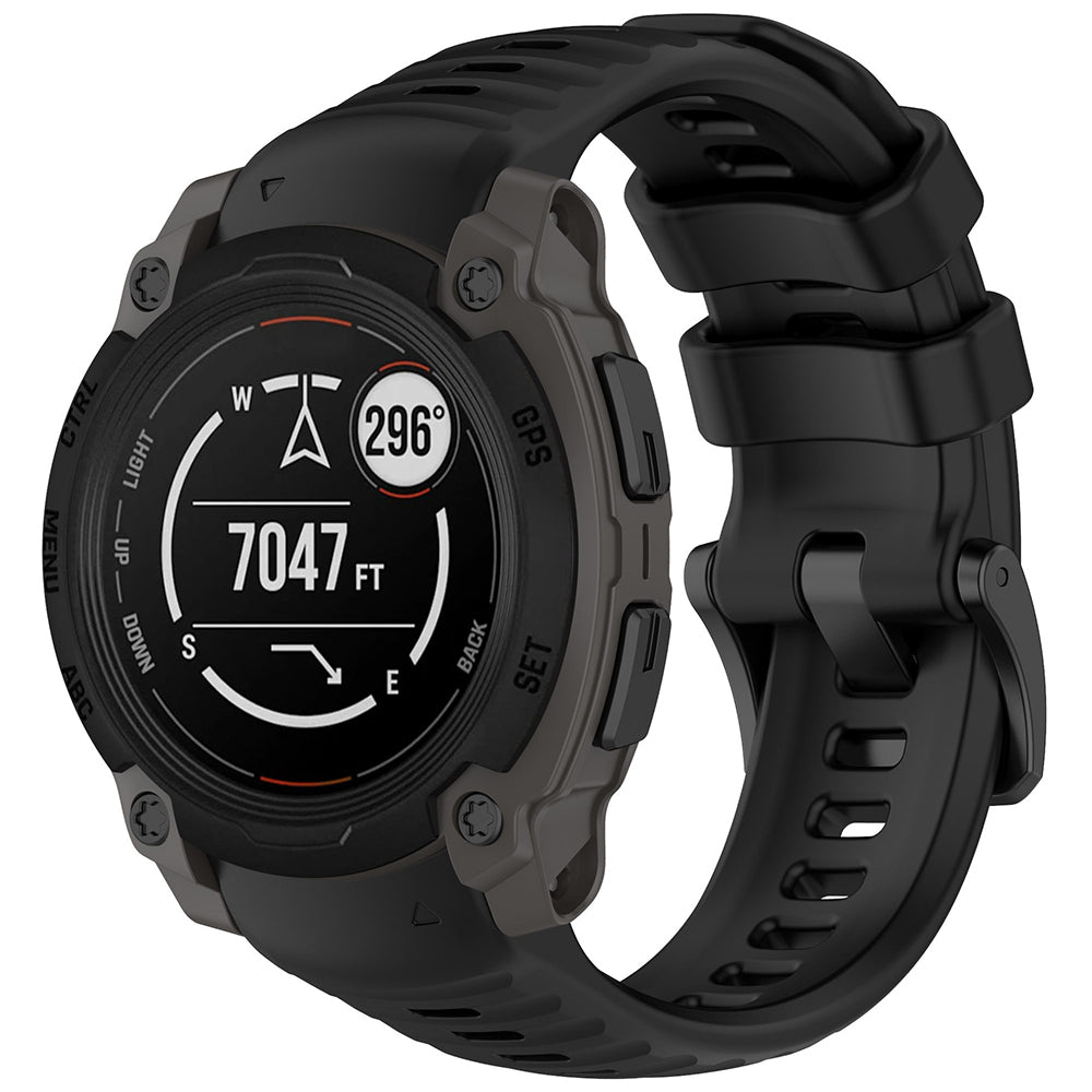 Techsuit W076 -ranneke Garmin Instinct E 40mm:lle, Musta