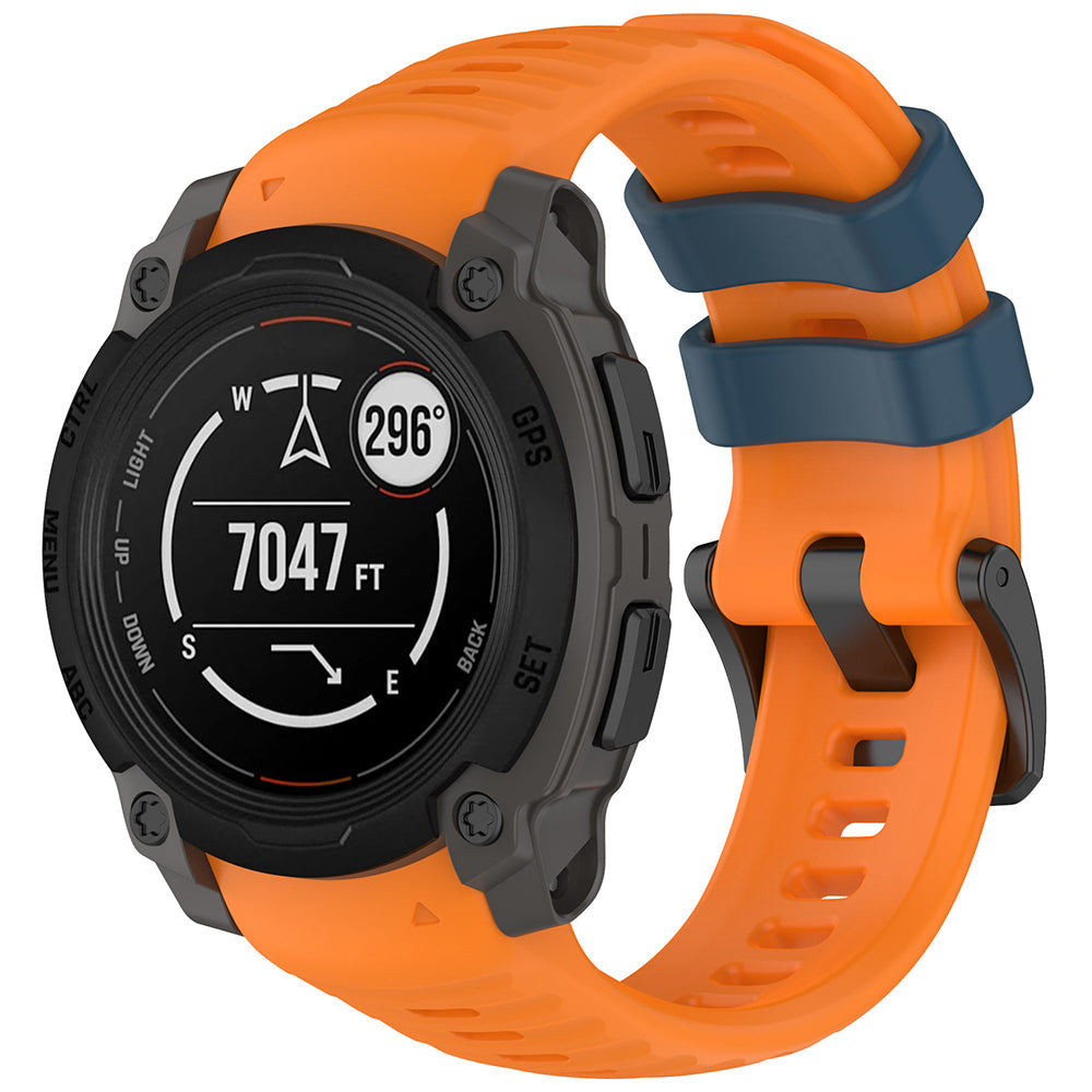 Techsuit W076 -ranneke Garmin Instinct E 45mm:lle, Oranssi