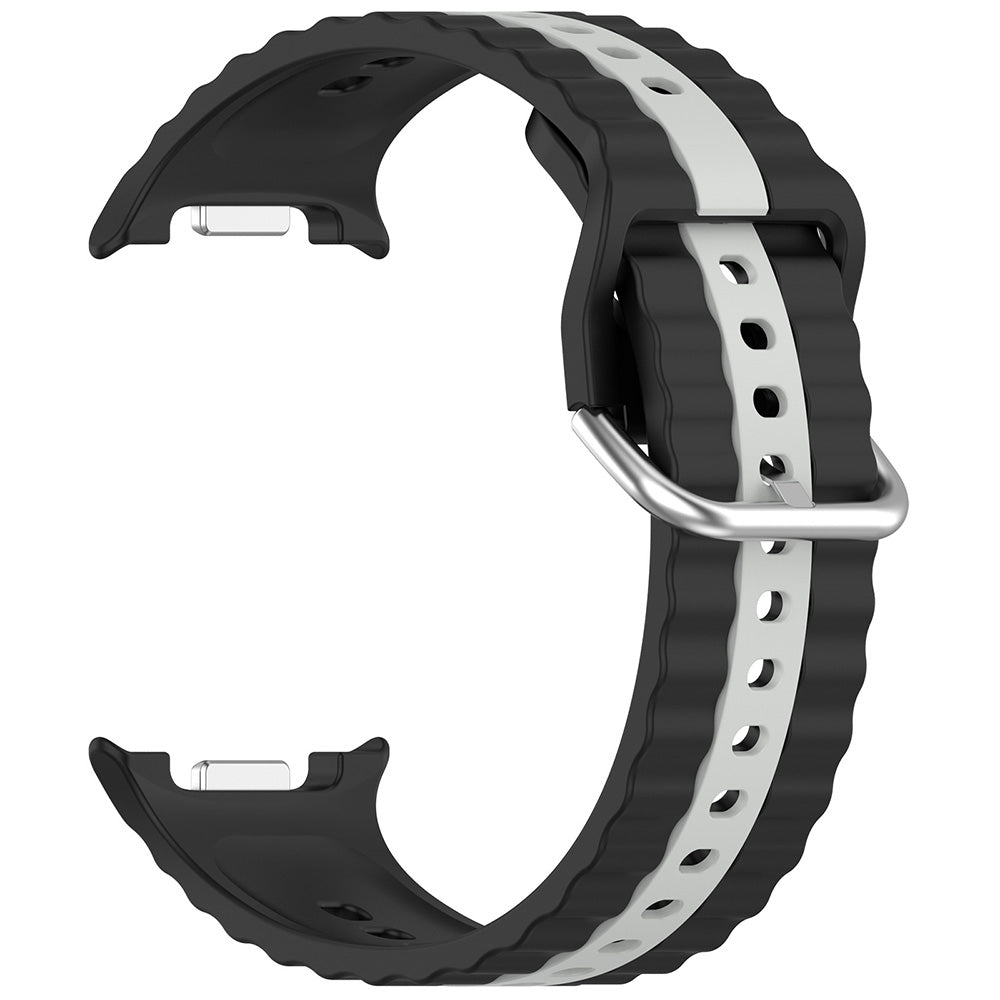 Techsuit W078 -ranneke Samsung Galaxy Watch 8 Classic / Watch8 44mm / Watch 8 40mm, Musta