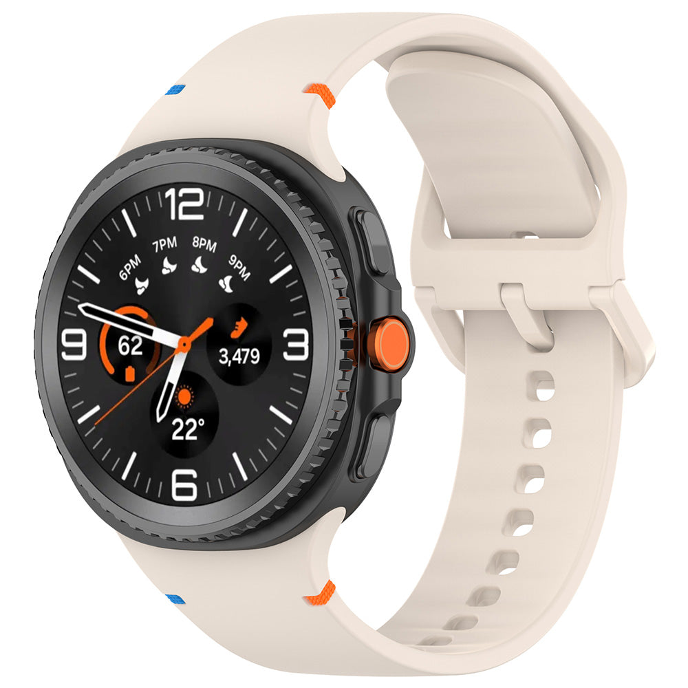Techsuit W079 -ranneke Samsung Galaxy Watch 8 Classic / Watch8 44mm / Watch 8 40mm, Beige
