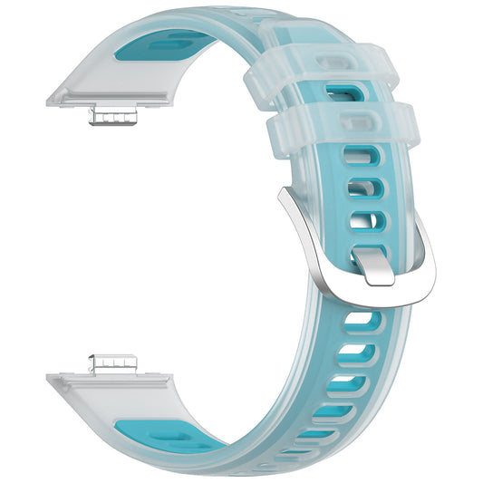 Techsuit W084 -ranneke Huawei Watch Fit 5 Pro / Fit 5 / Fit 4 Pro / Fit 4 / Fit 3 -älykellolle, turkoosi