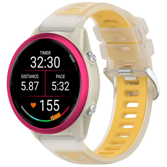 Techsuit W084 -ranneke Samsung Galaxy Watchille / Huawei Watch -sarjalle, 20 mm, keltainen