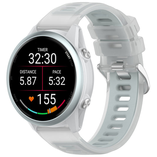 Techsuit W084 -ranneke Samsung Galaxy Watchille / Huawei Watch -sarjalle, 22 mm, valkoinen