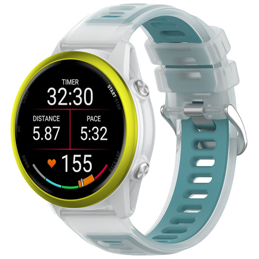 Techsuit W084 -ranneke Samsung Galaxy Watchille / Huawei Watch -sarjalle, 22 mm, turkoosi