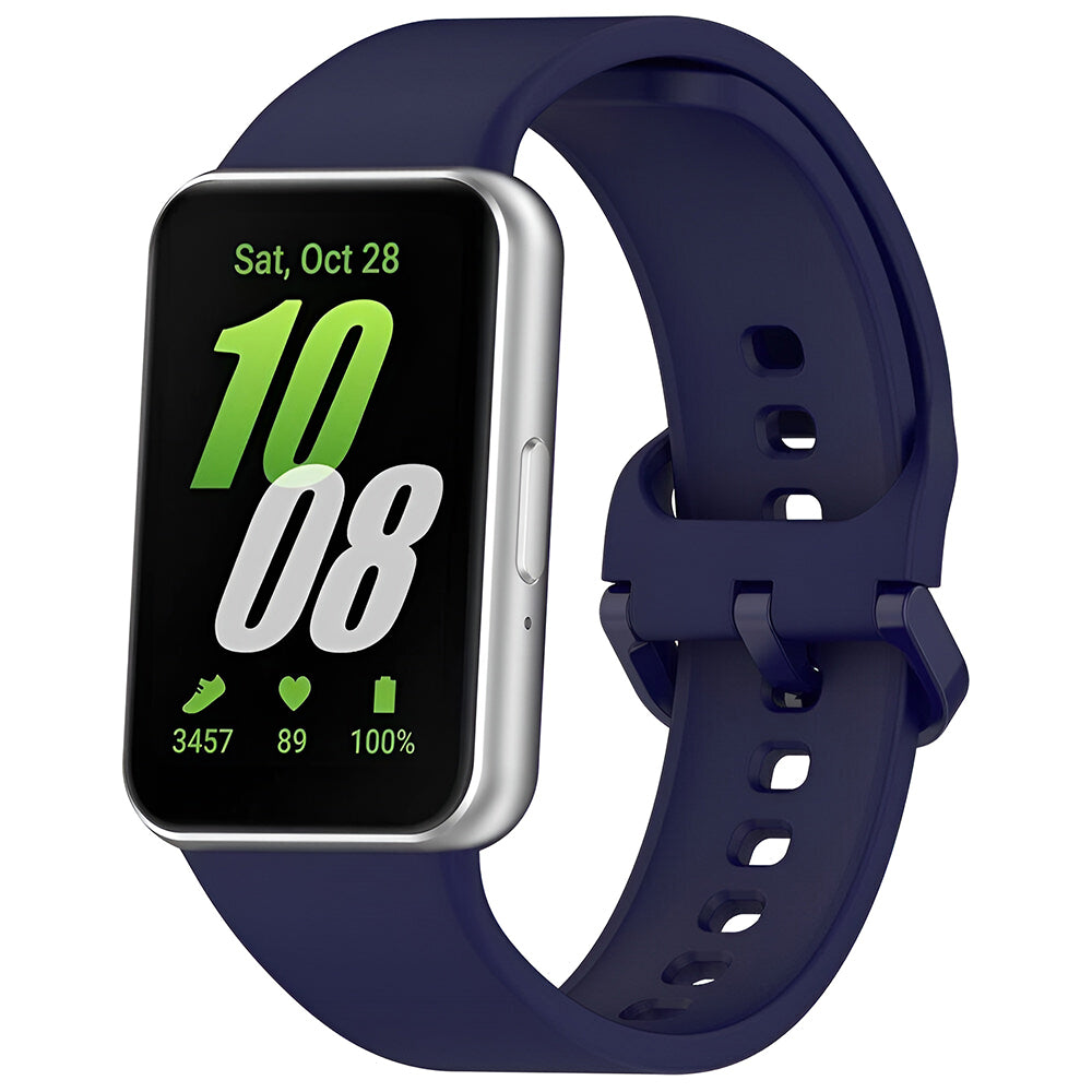 Techsuit W086 ranneke Samsung Galaxy Fit3 R39M:lle, laivastonsininen
