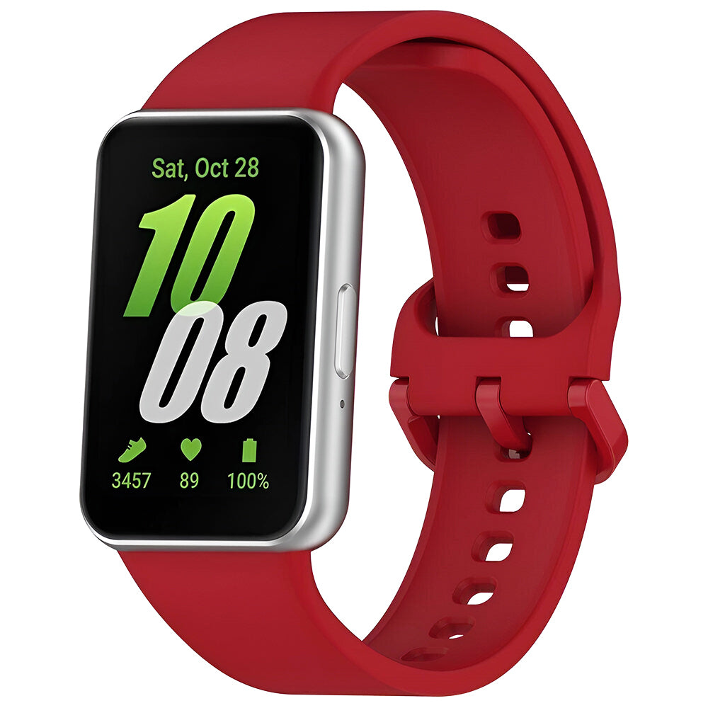 Techsuit W086 ranneke Samsung Galaxy Fit3 R39M:lle, punainen