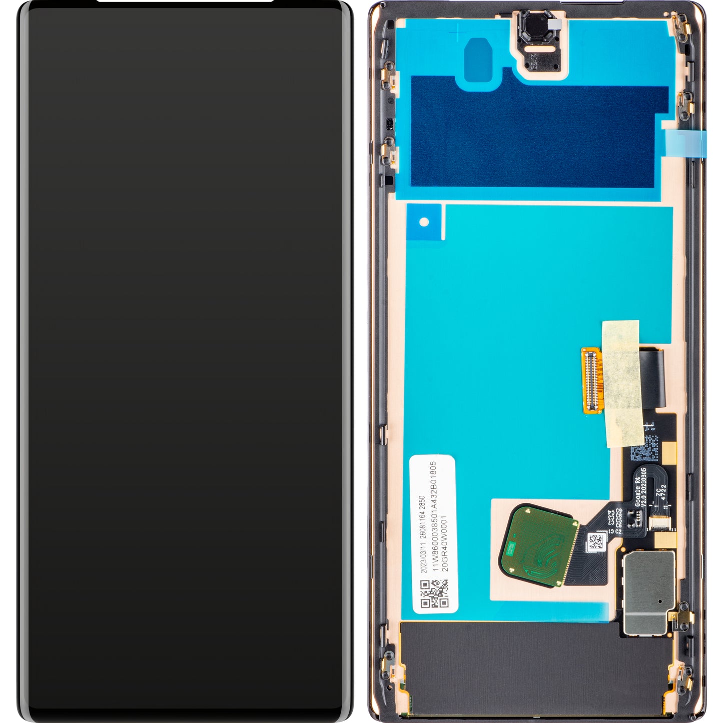 Google Pixel 6 Pro -kosketusnäyttö, huoltopaketti G949-00219-01