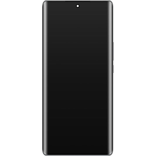 Display with Touchscreen Honor Magic5 Lite, with Frame and Battery, Titanium Silver, Service Pack 0235AEMY