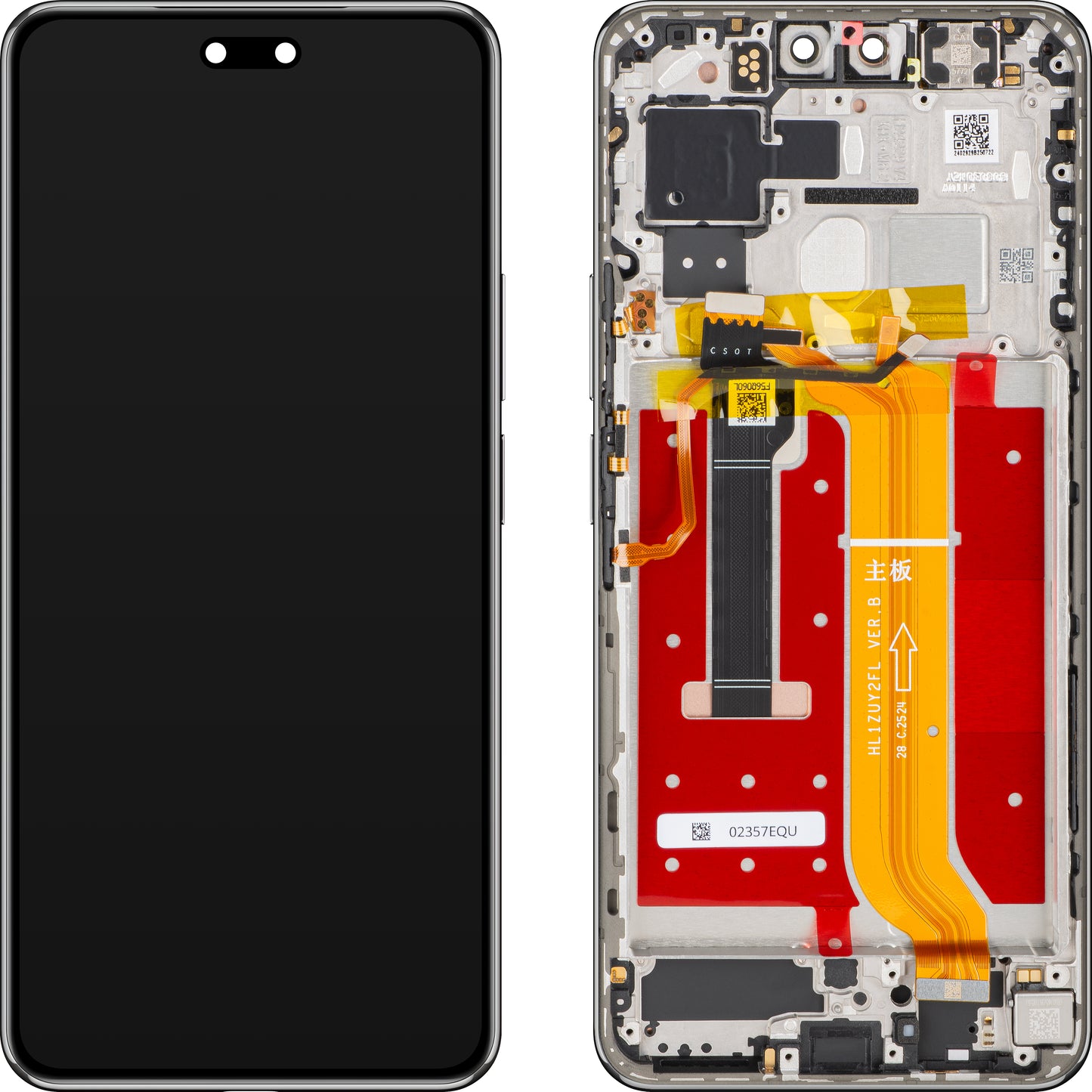 Huawei nova 14 Pro -näyttö kosketusnäytöllä, kehyksellä, musta, Service Pack 02357EQT