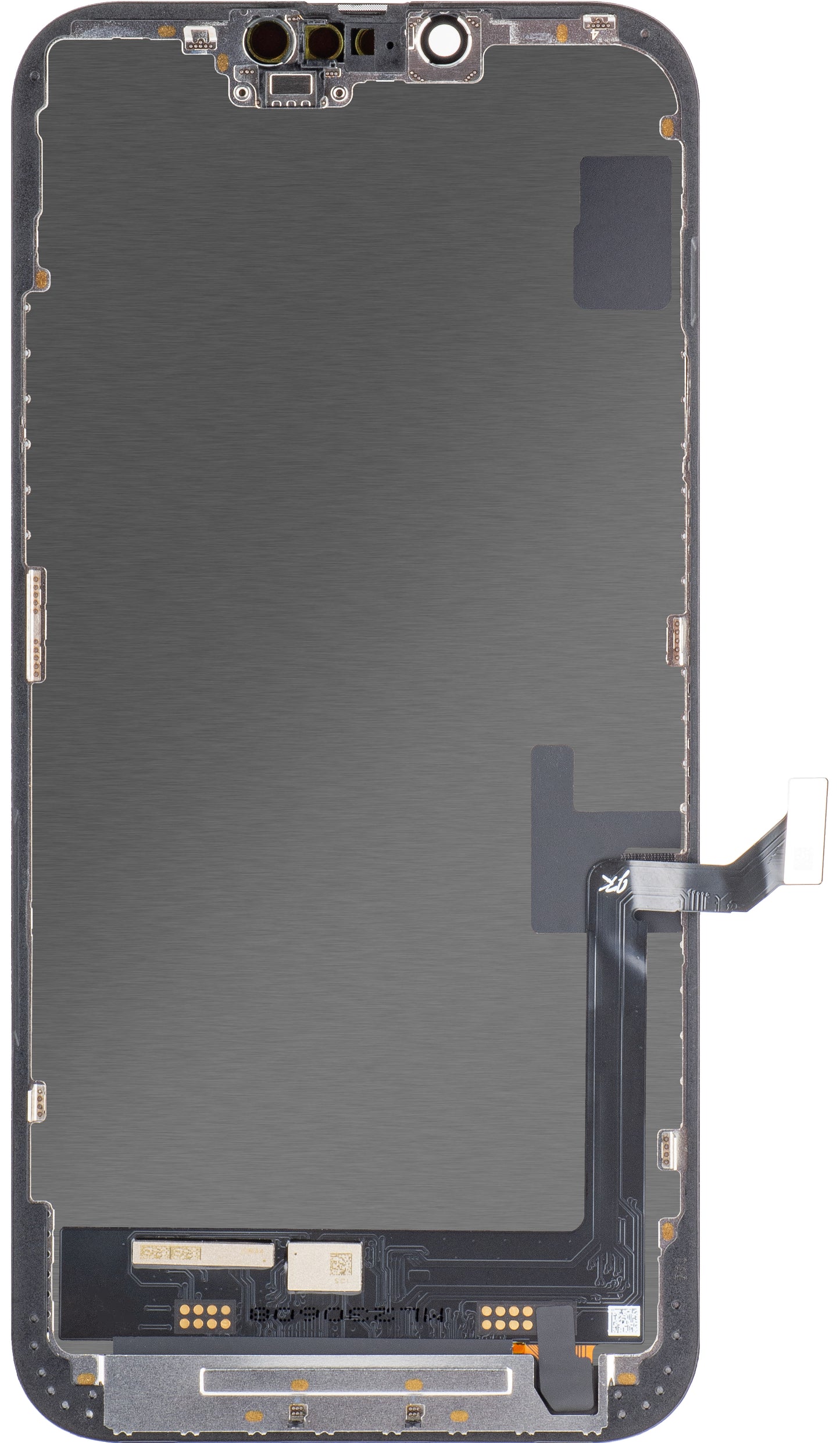 Kosketusnäytön JK Apple iPhone 14 Plus -puhelimeen, kehyksellä, LCD-kennoon asennettu versio, musta