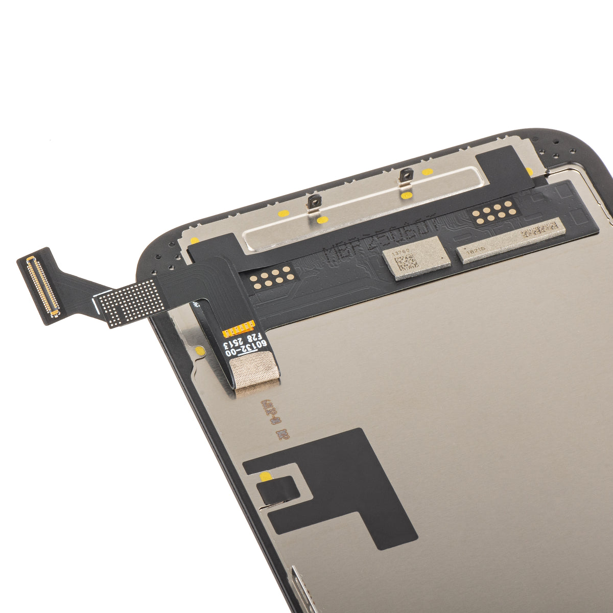 JK-kosketusnäyttö Apple iPhone 17e / 16e:lle, kehyksellä, LCD In-Cell IC siirrettävä versio, musta