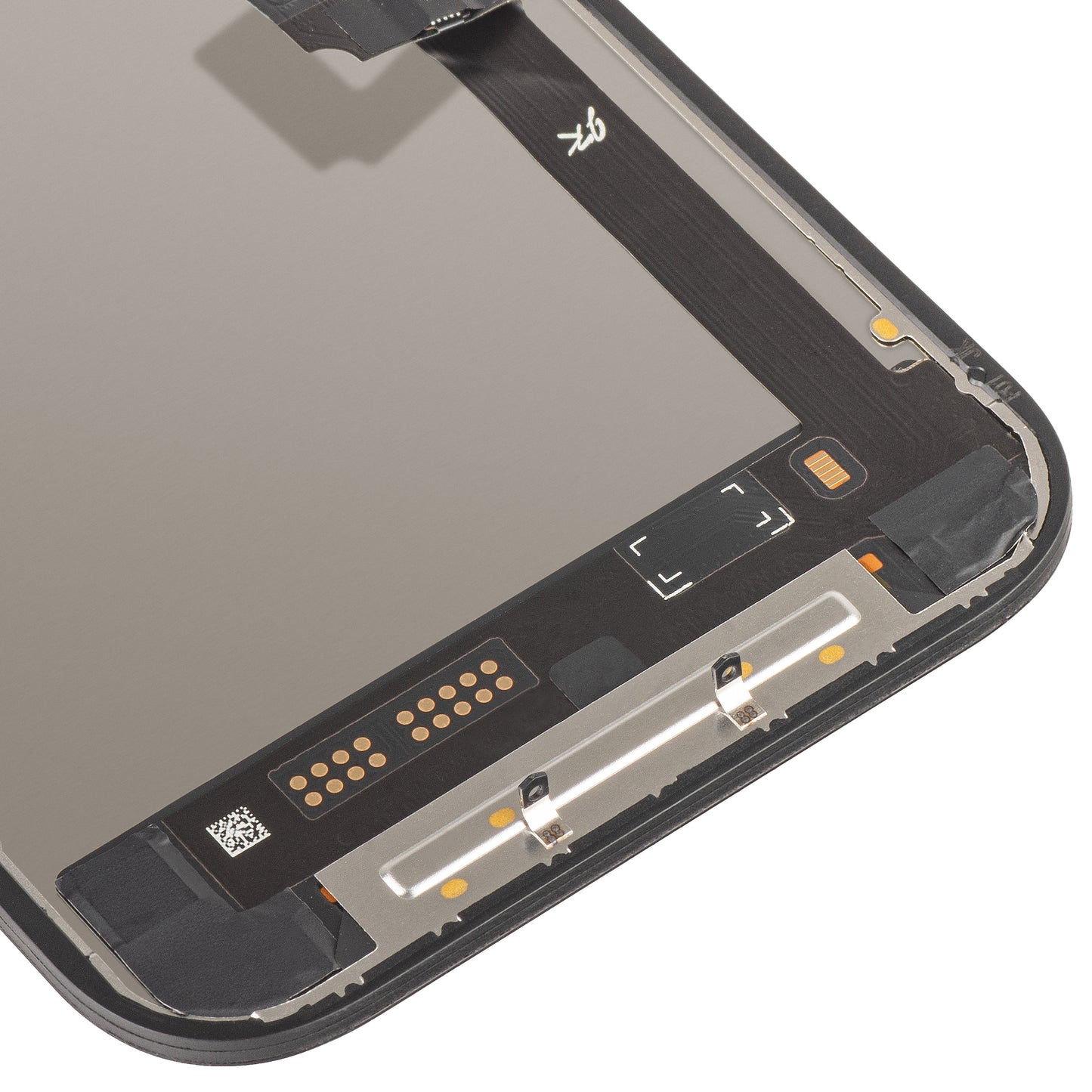 JK kosketusnäyttö Apple iPhone 17:lle, kehyksellä, LCD In-Cell IC siirrettävä versio, musta